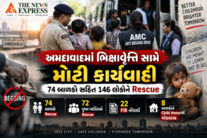 અમદાવાદમાં ભિક્ષાવૃત્તિ સામે મોટી કાર્યવાહી, 74 બાળકો સહિત 146 લોકોનું Rescue