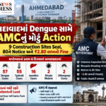 અમદાવાદમાં Dengue સામે AMCનું મોટું Action: 9 Construction Sites Seal, 80ને Notice અને ₹2.80 લાખનો Fine
