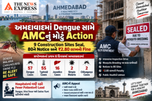 અમદાવાદમાં Dengue સામે AMCનું મોટું Action: 9 Construction Sites Seal, 80ને Notice અને ₹2.80 લાખનો Fine