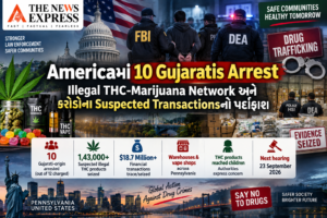 US Americaમાં 10 Gujaratis Arrest: Illegal THC-Marijuana Network અને કરોડોના Suspected Transactionsનો પર્દાફાશ
