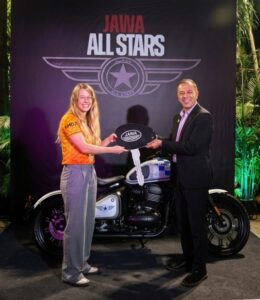 Greek chess star Stavroula Tsolakidou turns comeback into Player of the Tournament win, earns Jawa All Stars 42 ‘Silver Knight’ Bobber